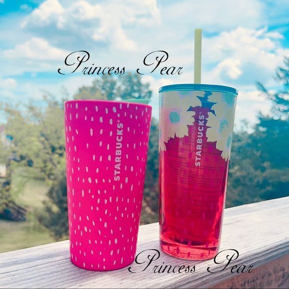Starbucks Accessories - 🍓NEW🍓 Starbucks 2022 summer strawberry 18 oz cold cup & 12 double wall hot cup
